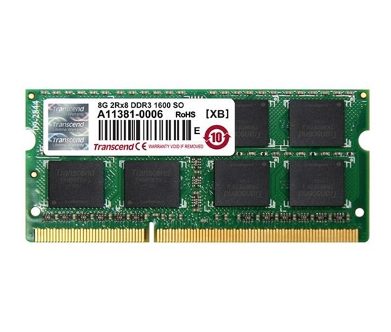 TRANSCEND SODIMM DDR3 8GB 1600MHz 512Mx8 CL11 JetRam™ Retail