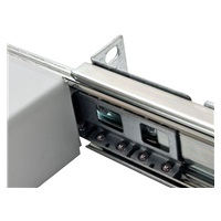 TRITON Police výsuvná 19", 1U/650mm plnovýsuv, nosnost 45kg, šedá