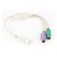 GEMBIRD Adapter USB / 2x PS/2 50cm