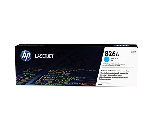 HP 826A Cyan LJ Toner Cart, CF311A