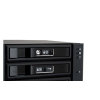 CHIEFTEC SATA/SAS Backplane CBP-2131SAS, 2 x 5.25" bays for 3 SAS/S-ATA HDDs, Hot-Swap, full aluminium