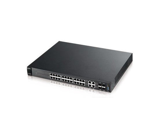 Zyxel GS1900-24 v2 26-port Gigabit Web Smart switch, 24x gigabit RJ45, 2x SFP, fanless