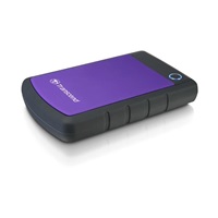 TRANSCEND externí HDD USB 3.1 StoreJet 25H3P, 2TB, Purple (nárazuvzdorný)