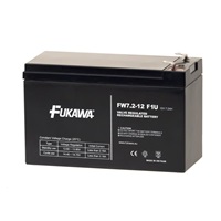 Baterie - FUKAWA FW 7,2-12 F1U (12V/7,2 Ah - Faston 187), konektor - 4.8mm, životnost 5let