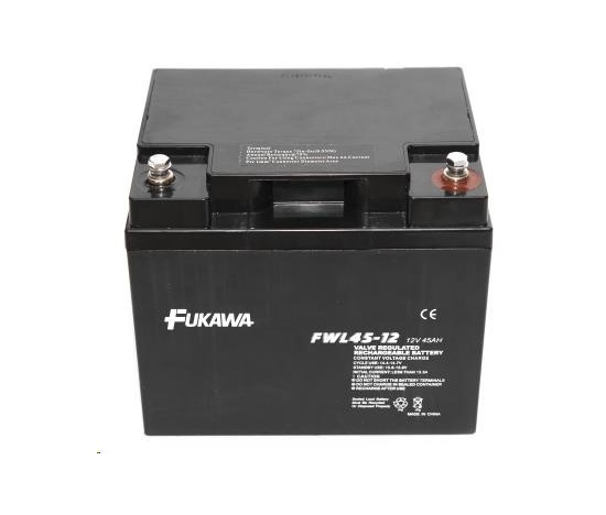 Baterie - FUKAWA FWL 45-12 (12V/45 Ah - M6), životnost 10let