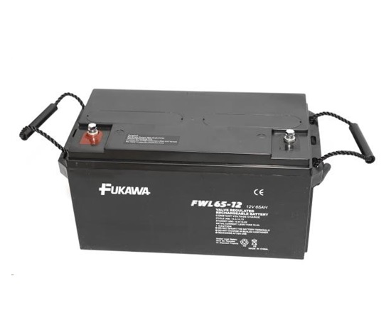 Baterie - FUKAWA FWL 65-12 (12V/65 Ah - M6), životnost 10let