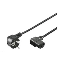 PREMIUMCORD Kabel napájecí 230V 2m úhlový 90st