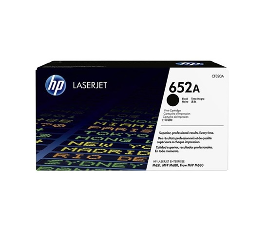 HP 652A Black LJ Toner Cart, CF320A (11,500 pages)