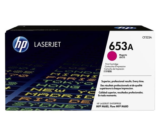 HP 653A Magenta LJ Toner Cart, CF323A (16,500 pages)