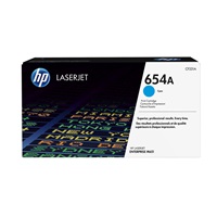 HP 654A Cyan LJ Toner Cart, CF331A (15,000 pages)