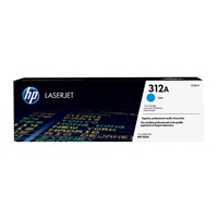 HP 312A Cyan LJ Toner Cart, CF381A (2,700 pages)