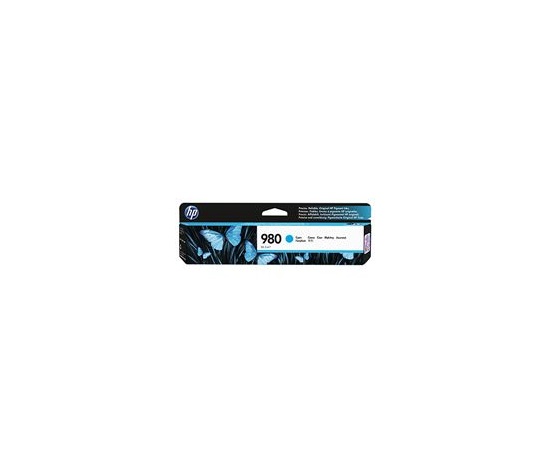 HP 980 Cyan Ink Cart, D8J07A (6,600 pages)