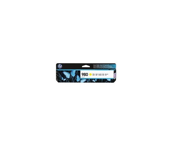 HP 980 Yellow Ink Cart, D8J09A (6,600 pages)