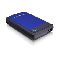 TRANSCEND externí HDD USB 3.0 StoreJet 25H3B, 1TB, Blue (nárazuvzdorný)