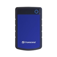 TRANSCEND externí HDD USB 3.0 StoreJet 25H3B, 2TB, Blue (nárazuvzdorný)