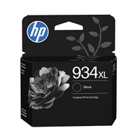 HP 934XL Black Ink Cartridge, C2P23AE (1,000 pages)