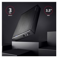 AXAGON EE35-XA3, USB3.0 - SATA, 3.5" aluminiowa obudowa zewnętrzna