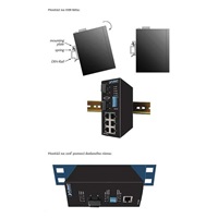 Planet switch IGS-801M, 8X 1000BASE-T, DIN, IP30, -10 AŽ 60°C, ESD+EFT DO 6KV, WEB/SNMP, VLAN, STP