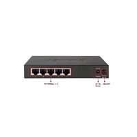 Planet FSD-503 Switch, 5x 10/100Base-TX, 10", kov, fanless