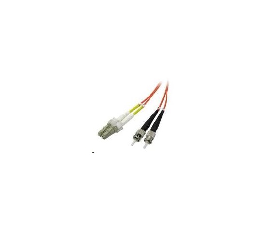 Duplexní patch kabel SM 9/125, OS2, LC-ST, LS0H, 1m