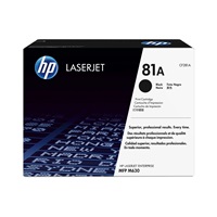 HP 81A Black LJ Toner Cart, CF281A (10,500 pages)