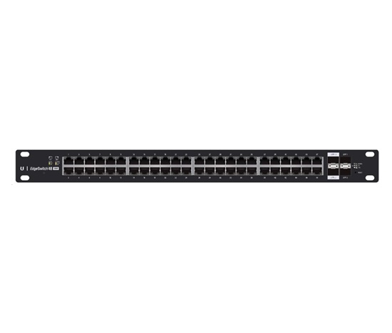 UBNT EdgeSwitch ES-48-500W [70Gbps, 500W, aktivní (802.3af/at) i pasivní (24V) PoE, 2xSFP, 2xSFP+, L2/L3]