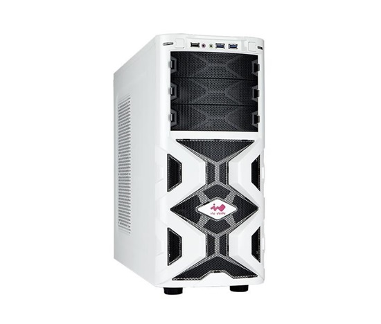 IN WIN skříň Mana 136, Midi Tower, USB 3.0, white, bez zdroje