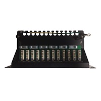 10" Patch panel XtendLan 12port, STP, Cat6, krone, černý