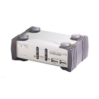 ATEN přepínač KVMP  2-port VGA USB2.0 PS2, audio, 1,2m kabely
