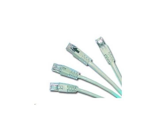 GEMBIRD kabel patchcord Cat5e stíněný FTP 1m, šedý