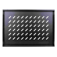 Intellinet police do racku 19", Fixed Shelf, 1U, 345mm depth, max load 50kg, Black