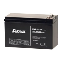 Baterie - FUKAWA FW 7,2-12 F2U (12V/7,2 Ah - Faston 250), konektor - 6.3mm, životnost 5let