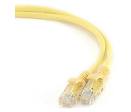 GEMBIRD kabel patchcord Cat5e UTP 0,5m, žlutý