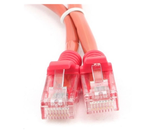 GEMBIRD kabel patchcord Cat5e UTP 1m, červený