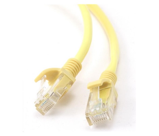 GEMBIRD kabel patchcord Cat5e UTP 1m, žlutý