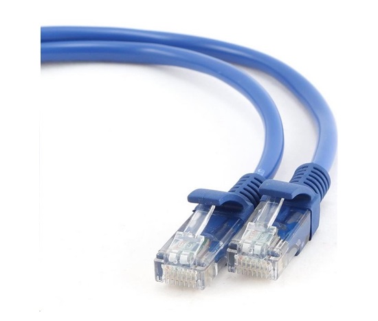 GEMBIRD kabel patchcord Cat5e UTP 2m, modrý