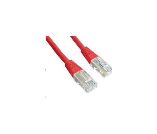 GEMBIRD kabel patchcord Cat5e UTP 3m, červený