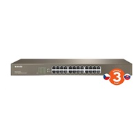 Tenda TEG1024G 24-Port Gigabit Ethernet Switch, 10/100/1000 Mb/s, Rackmount