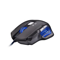 C-TECH myš AKANTHA, herní, modré podsvícení, 2400 DPI, USB