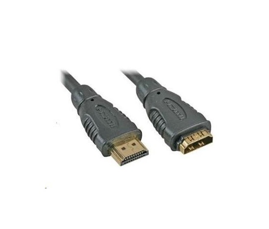 PREMIUMCORD Kabel prodlužovací HDMI - HDMI 1m, zlacené konektory