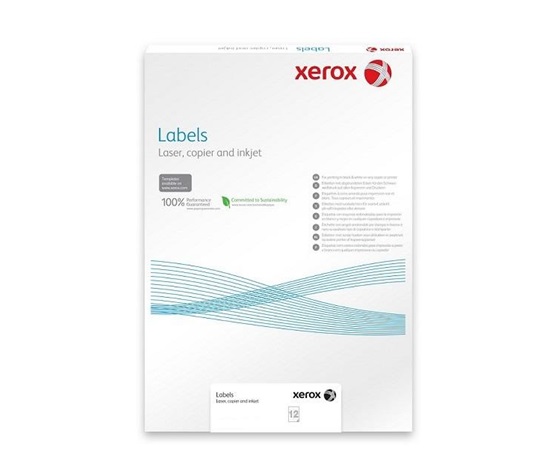 Xerox PNT Label - Matt White PaperBack A4 (236g/100 listů, A4) - odolná plastová samolepka