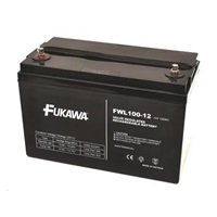 Baterie - FUKAWA FWL 100-12 (12V/100Ah - M8), životnost 10let