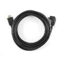 GEMBIRD Kabel HDMI - HDMI 4.5m, 90° konektor (v1.4, M/M, zlacené kontakty, stíněný)