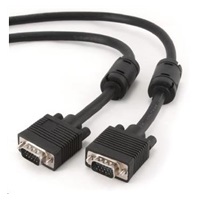 GEMBIRD propojovací kabel VGA 15m stíněný extra, černý