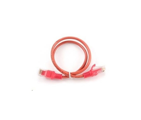 GEMBIRD kabel patchcord Cat5e UTP 0,25m, červený