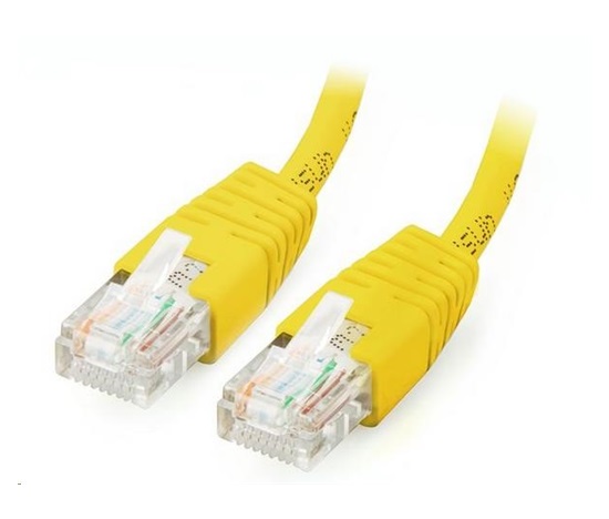 GEMBIRD kabel patchcord Cat5e UTP 0,25m, žlutý