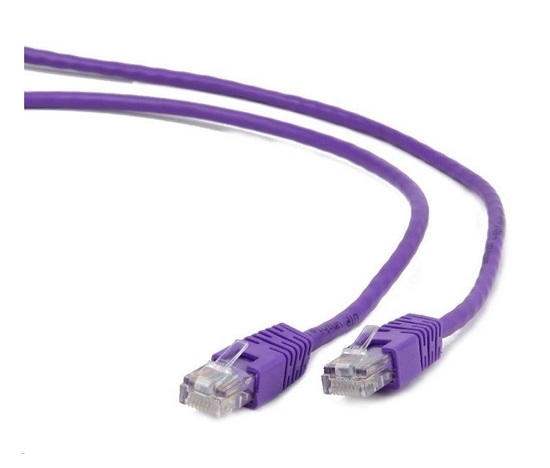 GEMBIRD kabel patchcord Cat5e UTP 0,5m, fialový