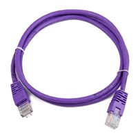 GEMBIRD kabel patchcord Cat5e UTP 5m, fialový