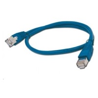 GEMBIRD kabel patchcord CAT6 stíněný FTP 1m, modrý