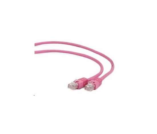 GEMBIRD kabel patchcord CAT6 stíněný FTP 1m, růžový